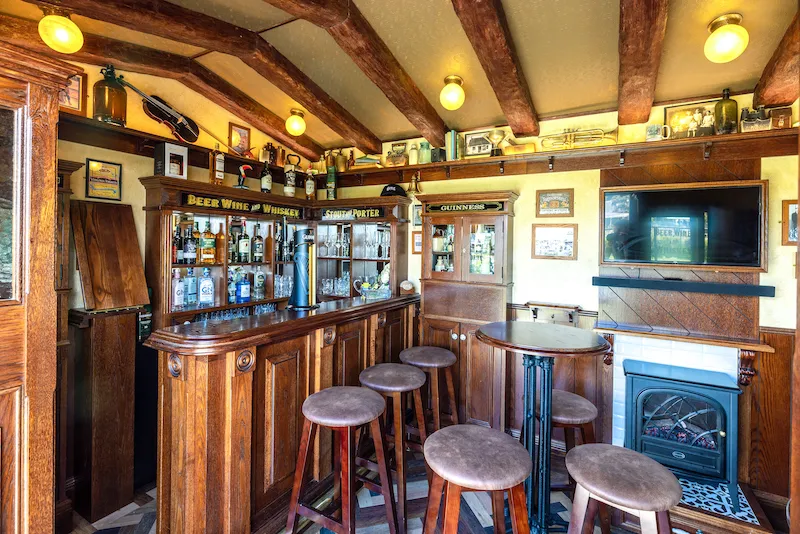 Interior photo of the pub