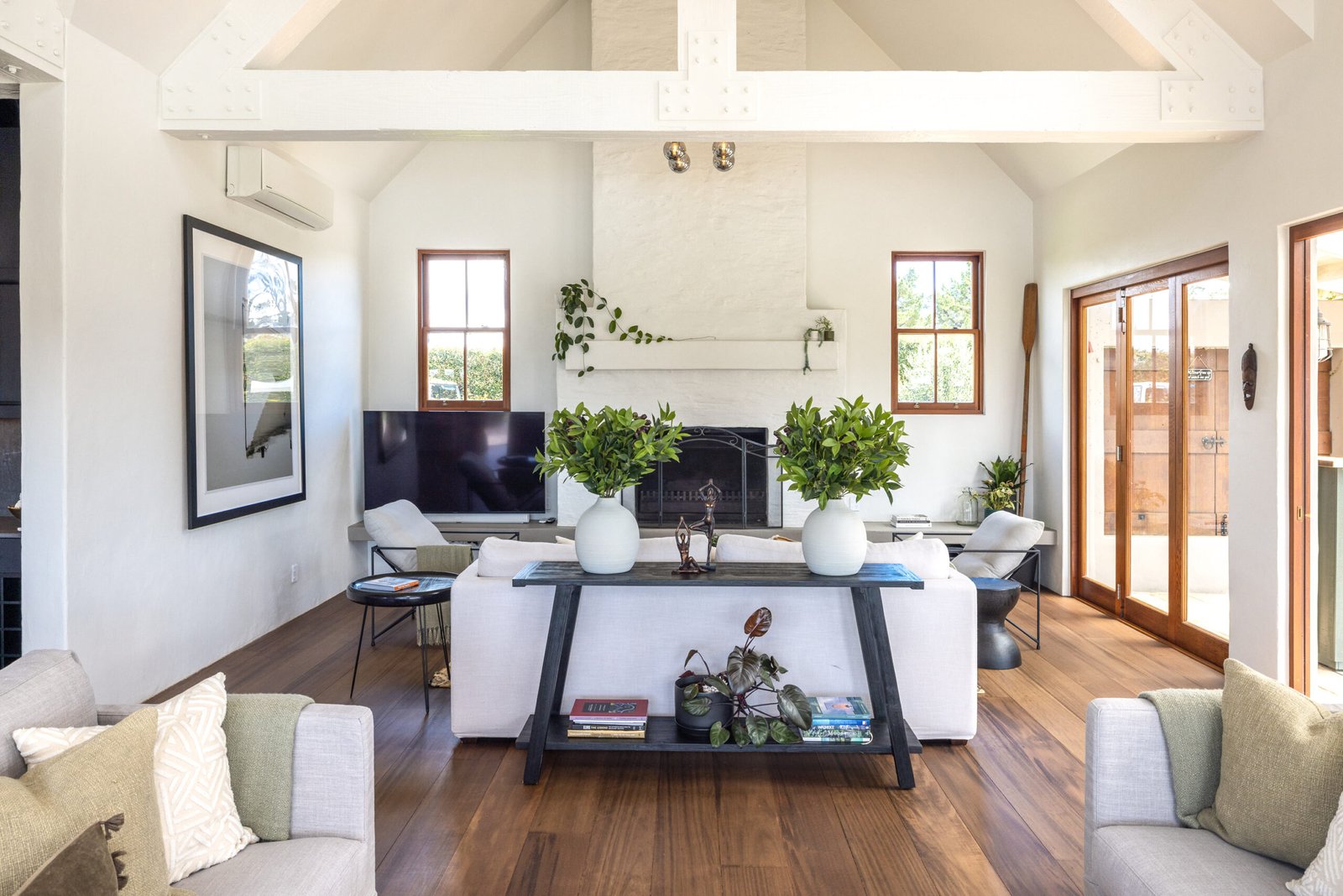 Elegant lounge at Putiki Estate, a luxury lodge on Waiheke Island